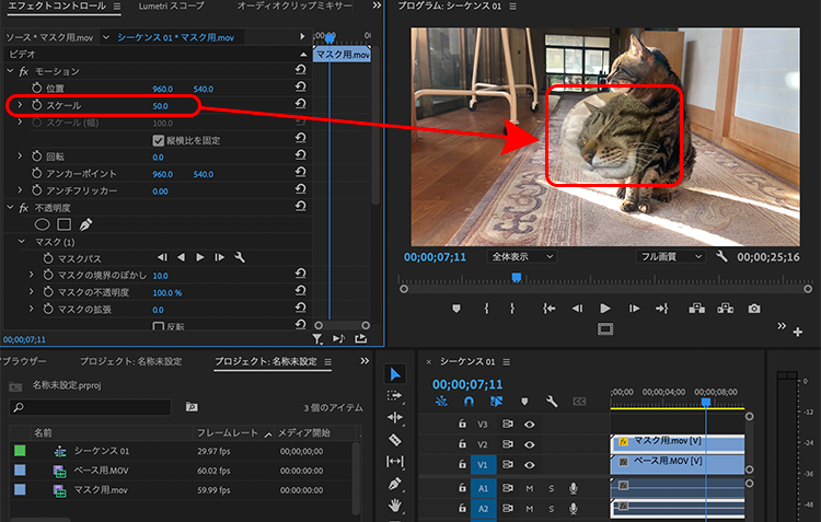 Premiere Proのマスク機能_07